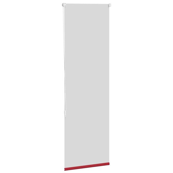 vidaXL Verdunkelungsrollo Rot 45x130 cm Stoffbreite 40,7 cm Polyester