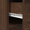 vidaXL Sideboard mit Schubladen T&uuml;ren Braun Eichen-Optik 73x31x90 cm