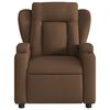 vidaXL Relaxsessel Elektrisch Braun Stoff