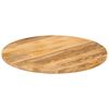 vidaXL Tischplatte &Oslash; 90x3,8 cm Rund Massivholz Mango