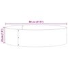 vidaXL Pflanzenring 5 pcs Olive Gr&uuml;n 80 x 80 x 20 cm