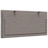 vidaXL Kopfteil-Kissen "Hanko" Taupe 100 cm Stoff