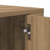 vidaXL Wandmontiertes TV-Regal Artisan-Eiche 80 x 34,5 x 40 cm