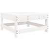 vidaXL 8-tlg. Garten-Lounge-Set Wei&szlig; Massivholz Kiefer