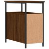 vidaXL Nachttisch Braun Eichen-Optik 30x60x60 cm Holzwerkstoff