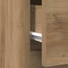 vidaXL Sideboard mit Schublade Artisan-Eiche 71x35x65 cm Holzwerkstoff