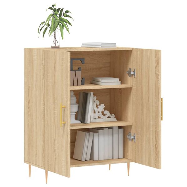 vidaXL Sideboard Sonoma-Eiche 69,5x34x90 cm Holzwerkstoff