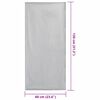 vidaXL Au&szlig;enstuhl Handt&uuml;cher 2 pcs Grau 130 x 60 cm