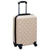 vidaXL Hartschalen-Trolley-Set 2 Stk. Golden ABS