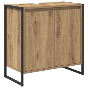 vidaXL Badezimmerschrank Kunsthandwerk Eiche 60 x 30 x 60 cm
