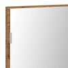 vidaXL Spiegel mit Spiegel Altholz 80 x 37 cm Glas und engineered Holz