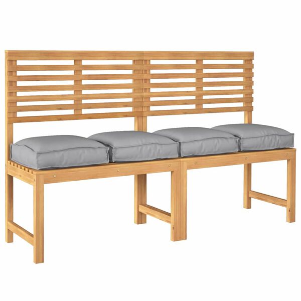 vidaXL Kissen 4 pcs Grau 40 x 40 x 8 cm Oxford-Stoff