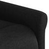 vidaXL Elektrischer Massagesessel mit Aufstehhilfe Schwarz Stoff