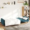 vidaXL Schlafsofa 2-Sitzer Blau Samt