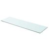 vidaXL Regalb&ouml;den 2 Stk. Glas Transparent 90x25 cm