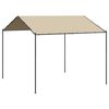vidaXL Gartenpavillon Beige 3x3 m Stahl und Stoff