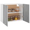 vidaXL H&auml;ngeschrank Lyon Grau Sonoma 80x31x60 cm Holzwerkstoff
