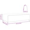 vidaXL M&ouml;belbezug Uni Schwarz 315 x 180 x 74 cm 600D
