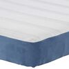 vidaXL Bettmatratze mit Matratze Blau 120 x 190 cm Stoff