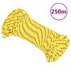 vidaXL Bootsseil Gelb 5 mm 250 m Polypropylen