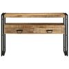 vidaXL Konsolentisch mit Regal Braun 120 x 33 x 75 cm Massivholz Mango