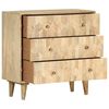 vidaXL Schubladenkommode 75&times;35&times;75 cm Mango Massivholz