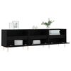 vidaXL TV-Schrank Schwarz 150x30x44,5 cm Holzwerkstoff