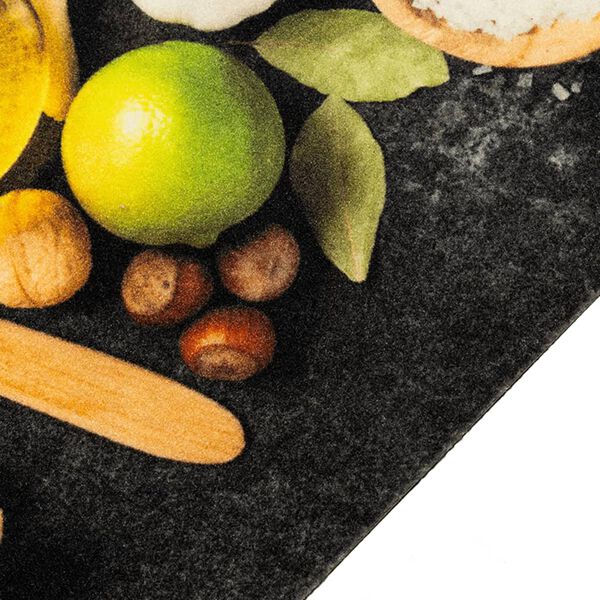 vidaXL K&uuml;chenteppich Waschbar Gew&uuml;rze 60x180 cm Samt