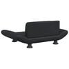 vidaXL Hundebett Schwarz 70x45x28 cm Kunstleder