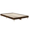 vidaXL Bettgestell ohne Matratze R&auml;uchereiche 120x190 cm Holzwerkstoff