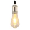 vidaXL Lampenfassungen 2 Stk. Satin-Nickel E27
