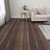 vidaXL Bodenplatten 55 pcs Dunkelbraun 5,11 m&sup2; PVC