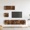 vidaXL 4-tlg. TV-Schrank-Set R&auml;uchereiche Holzwerkstoff