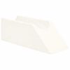 vidaXL Bein Kissen Uni Wei&szlig; 68 x 25 x 21,5 cm