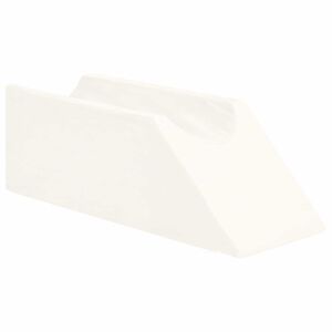 vidaXL Bein Kissen Uni Wei&szlig; 68 x 25 x 21,5 cm