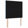 vidaXL Kopfteil mit Kopfteil Blau 100 cm Kunstleder