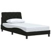 vidaXL Bettgestell ohne Matratze Schwarz 100x200 cm Stoff