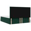 vidaXL Ottoman-Bett mit Matratzen & LEDs Dunkelgr&uuml;n 160x200 cm Samt