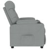 vidaXL Massagesessel Hellgrau Stoff