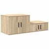 vidaXL Aufbewahrungsschrank 2 pcs Sonoma-Eiche 103 x 41 x 40 cm