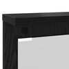 vidaXL Wandmontierter Kleiderst&auml;nder mit Regal Schwarz Eichen-Optik