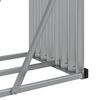 vidaXL Holzkorb Anthrazit 234x45x100 cm Verzinkter Stahl
