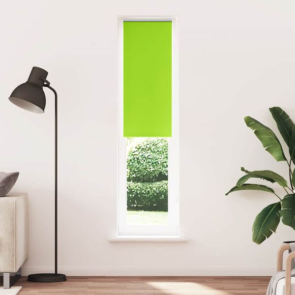 vidaXL Verdunkelungsrollo Gr&uuml;n 50x210 cm Stoffbreite 45,7 cm Polyester