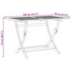 vidaXL 5-tlg. Garten-Essgruppe Grau Poly Rattan und Massivholz