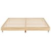 vidaXL Bettgestell ohne Matratze Sonoma-Eiche 200x200 cm Holzwerkstoff