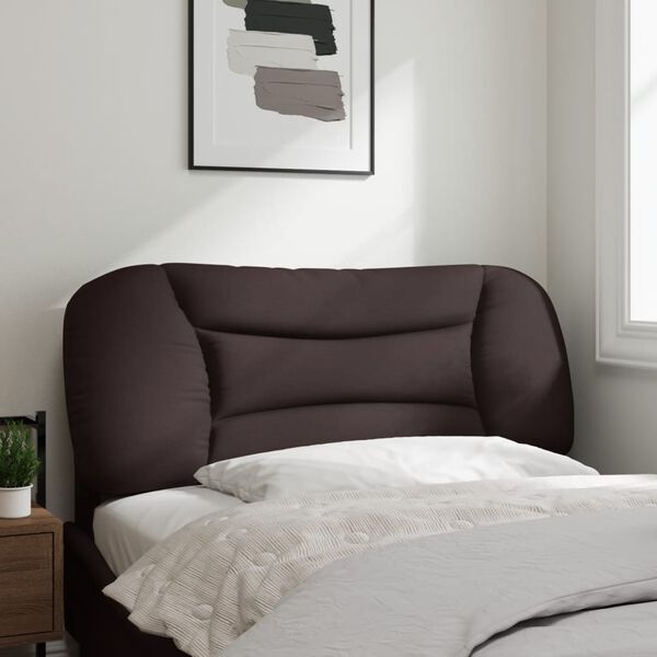 vidaXL Kopfteil-Kissen "Hvar" Dunkelbraun 100 cm Stoff