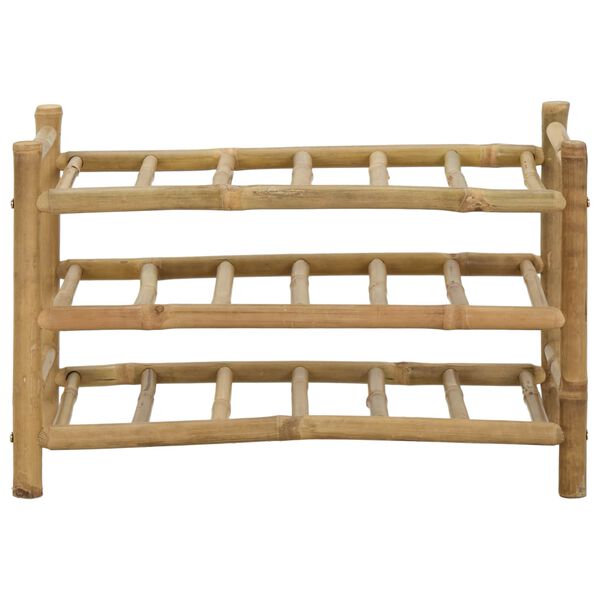 vidaXL Weinregal Natur 57 x 29,5 x 36 cm Bambus