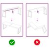 vidaXL Tischplatte 120x40x(2-4) cm Massivholz Behandelt Baumkante