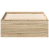 vidaXL Bettgestell Sonoma-Eiche 100x200 cm