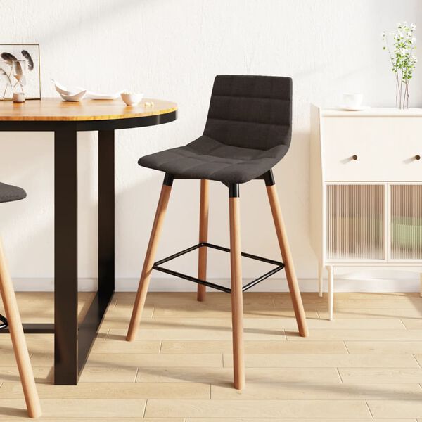 vidaXL Barhocker Taupe Stoff